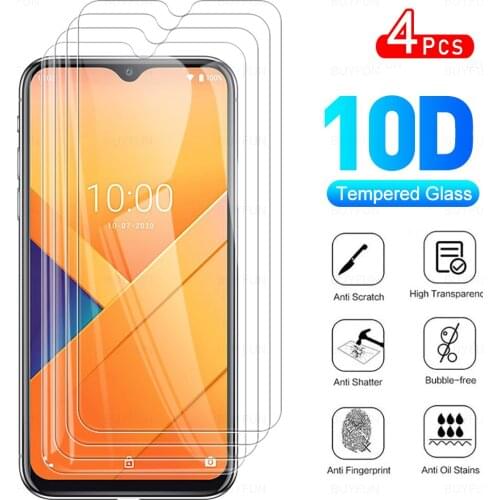 4Pcs HD Full Cover Protective Glasses For Wiko Y81 Phone Glass Screen Protector Film For Wi Ko Y 81 WikoY81 81Y 6.2" 2020