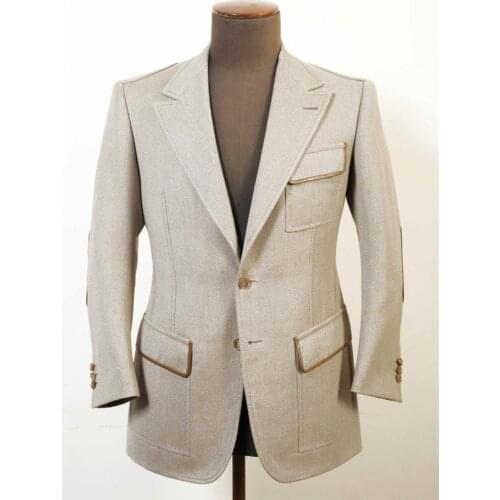 Winter Warm Mens Suit Jacket Formal Business Casual Singal Breasted Skinny Party Evening Wedding Best Male Groomsman WearOutfit