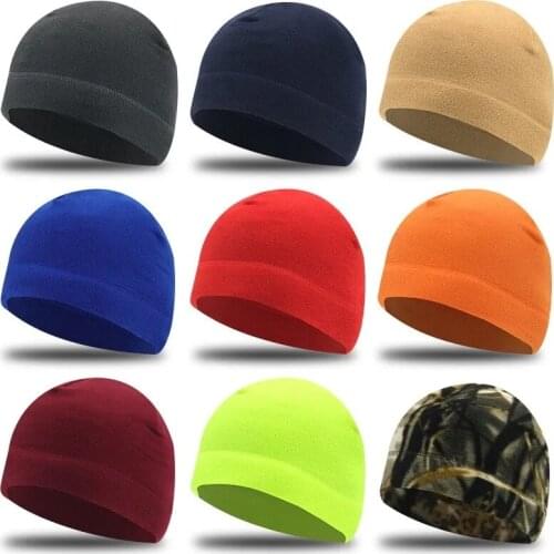Winter Cycling Hat Fleece Warm Caps Men and Women Motorcycle Running Riding Skiing Windproof Caps Dustproof Cycling Accessories