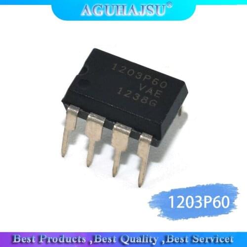 10pcs/lot 1203P60 NCP1203P60 PWM controller / Superiority regulator chip DIP8 molewei clock