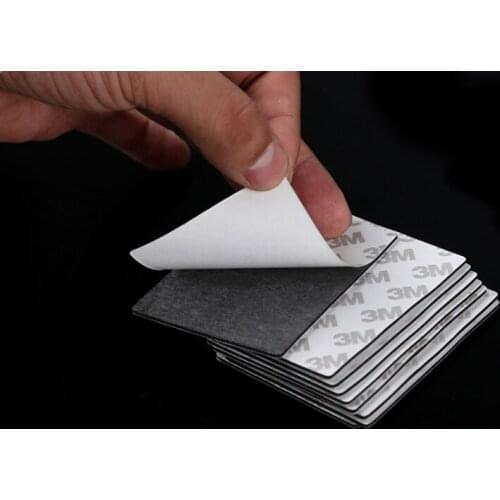 5PCS 3M Rectangle Strong Double Sided Foam Tapes Pad Mounting Black Adhesive Tapes For Auto car Home Office