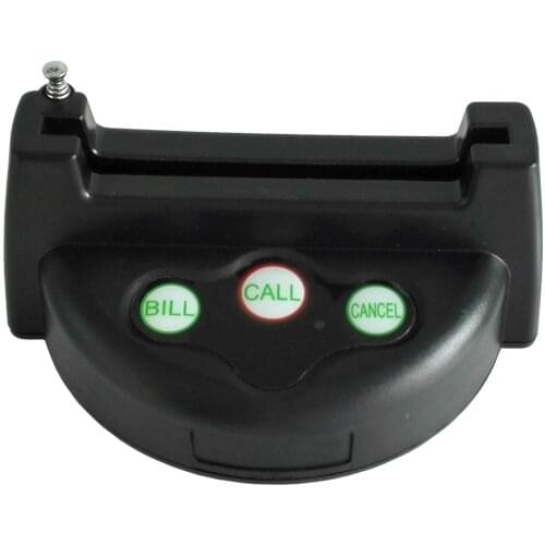 5pcs/pack 3-key Transmitter with Antenna Table Wireless Call Button K-G3 for restaurant hotel