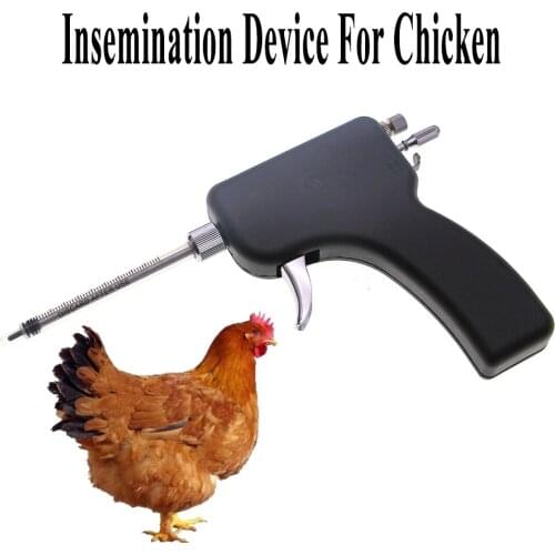 8PCS Wholesale Chicken Artificial Insemination Continuous Adjustable Plunger Device For Breeder Poultry Farming Tool Supplies