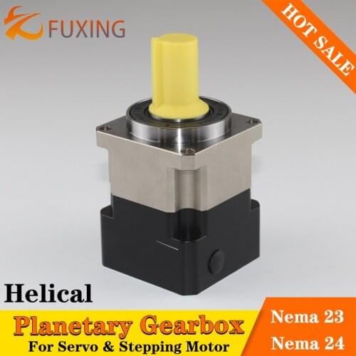 AB60 High Precision Low Backlash 3 arc min Spur Helical Gear Planetary Gearbox For 200w 400w Servo Motor Nema23 Stepping Motor