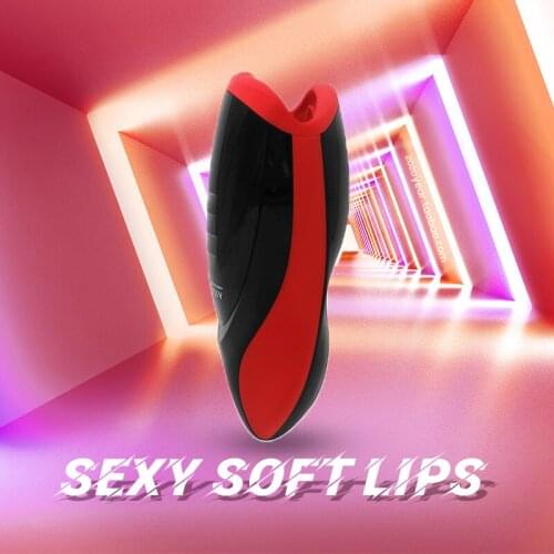 Automatic Oral Masturbator Simulating Sucking Tongue Licking Sex Machine Smart Voice Interaction Adult Sex Toys For Men