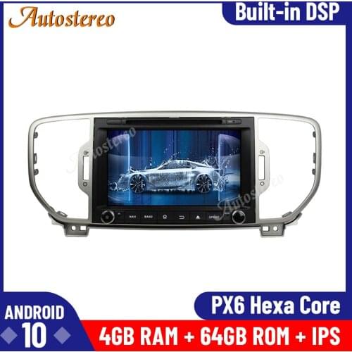 Android 10 4+128G Car DVD Player GPS Navigation For KIA Sportage 2016+ For KIA KX5 Auto Radio Stereo Head Unit Multimedia Player