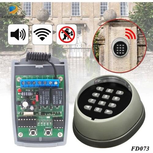 433.92MHZ Wireless Keypad and receiver used for Automatic Door/ garage/swing/sliding gate opener