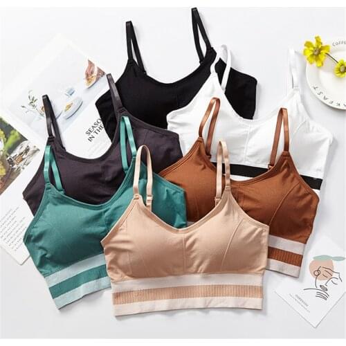 Women Sports Bra Underwear Comfortable Free Size Padded Bra For Fitness Push Up Underwear High Elastic Quick Dry Top Anti Sweat