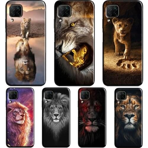 Cool King Lion Case For Huawei P Smart 2019 Nova 5T P30 P40 P20 Pro Mate 10 20 Lite Honor 10i 8A 8X 9X