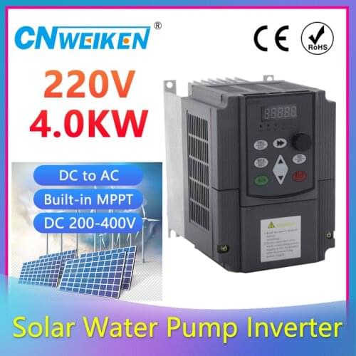 For Europe 220v 1.5kw/2.2/4kw Solar inverter 3 phase 220V output frequency converter/ ac motor drive/ VFD/ 50HZ Inverter