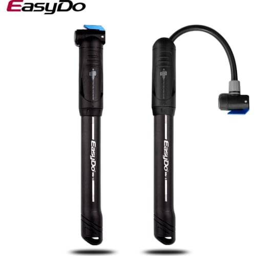 EasyDo Bicycle Portable Pump Universal High Performance Mountain Road Bike Cycling Pump Valve Engineering Plastics IAIR-2