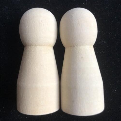 Hot 10PCS/pack of Beautiful DIY model of preschool children manual material blank wooden graffiti dolls