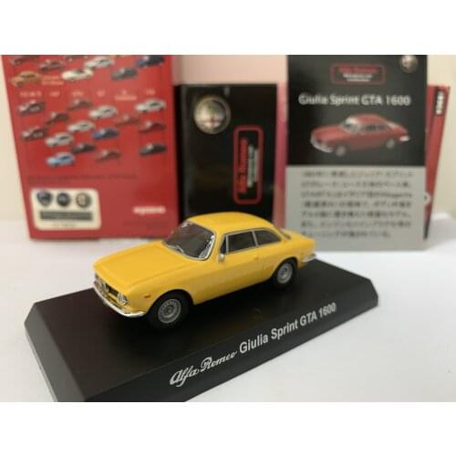 KYOSHO 1/64 Alfa Romeo Giulia Sprint GTA 1600 Collect die casting alloy trolley model