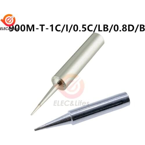 Pure Copper 900M-T Series Soldering Iron Tips Lead-free Solder Tips 900M-T-1C 900M-T-B 900M-T-I Welding Head BGA Soldering Tools