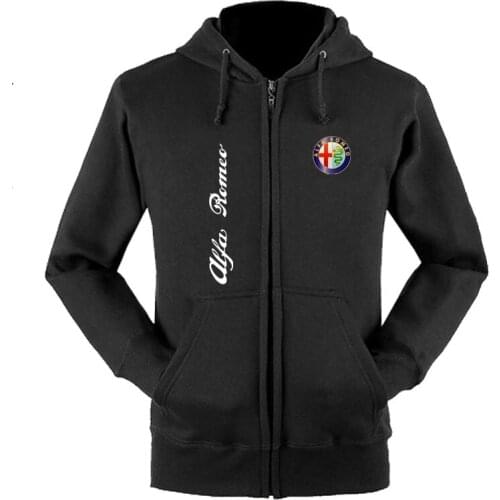2021 New Fashion Alfa Romeo Zipper Hoodies Men Fashion Coat Fleece Jacket Unisex Man/Women zipper Sweatshirts