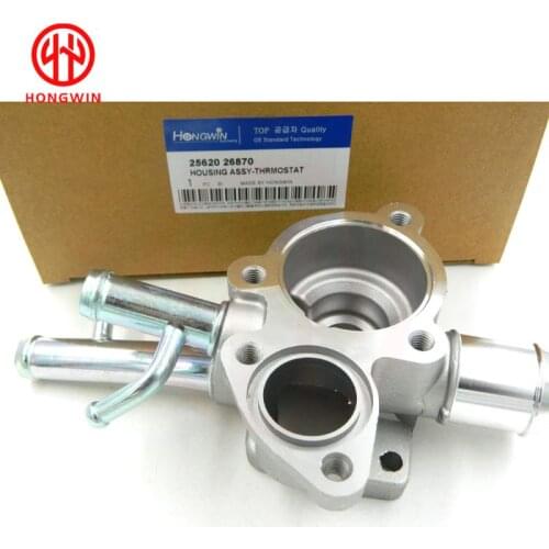 Genuine No.25620 26870 Thermostat Housing Fits HHyundai Accent 2006-2010 1.6L (1599cc) DOHC L4 2562026870 ,25620-26870