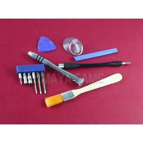 For NS Professional Repair Full Tool Kit Security Screwdriver Game Bit Set Brush W/ Joy-con Y Screw For Nintendo Nintend Switch