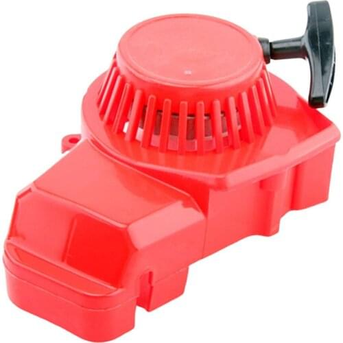 Recoil Pull Start Assembly Replaces for 47cc 49cc 2-stroke Air Cooled Motorcycle Mini Moto Dirt Pocket Bike ATVs (Red)