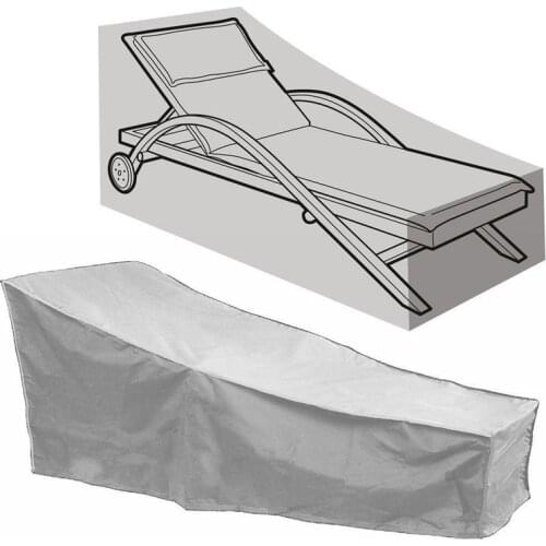 Garden Balcony Chaise Longue Shed Sunshade Waterproof Polyester TAV Outdoor Furniture Recliner Dust Cover