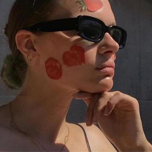 HKNA Oval Square Sunglasses Women Fashion Rectangle Glasses Women/Men Eyewear For Female Fashion Vintage Colorful Gafas De Sol