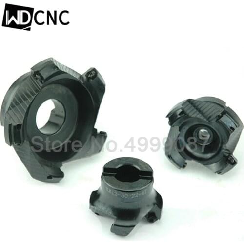 Shoulder Face end milL KM12-50-22-4T KM12-63-22-4T 45 degree 80mm 100mm indexable face mill KM12 cutter SEKT1204