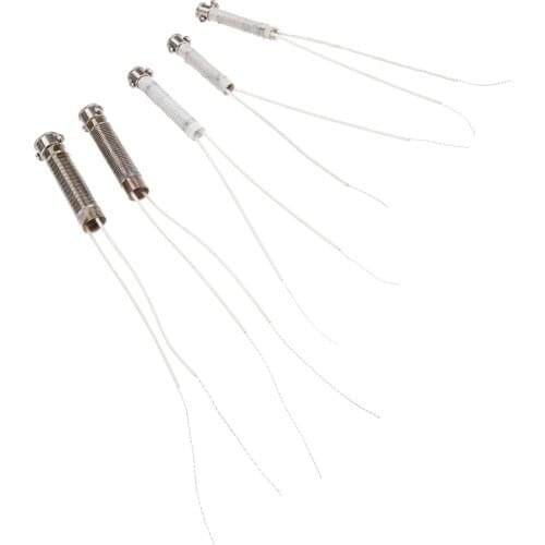 2Pcs 220V Metal & Nylon Welder Electric Soldering Irons Wire Heating Element Cores Replacement Welding Tool 30W/40W/60W/80W/100W