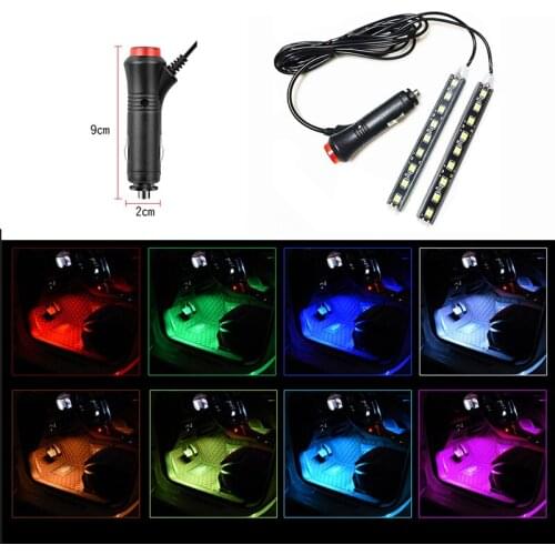 New LED Car Foot Light Ambient Lamp Interior Decorative Lights for Jeep Grand Cherokee/Compass/Commander/Wrangler/Rubicon