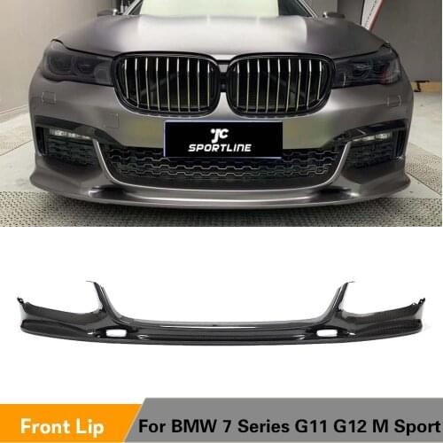Carbon Fiber / FRP Front Bumper Lip Spoiler Splitters For BMW 7 Series G11 G12 M Sport 2016 2017 2018