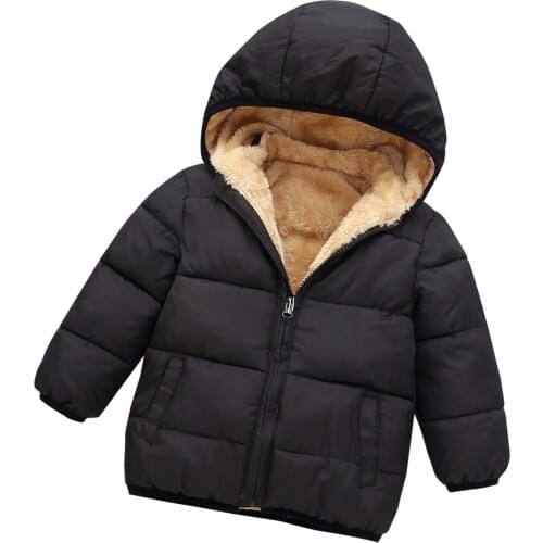 Winter Kids Outerwear Boys Girls Down Jacket New Years Costumes For Boys Warm Baby Vest Child Fur Hooded Coat Clothing Clothes