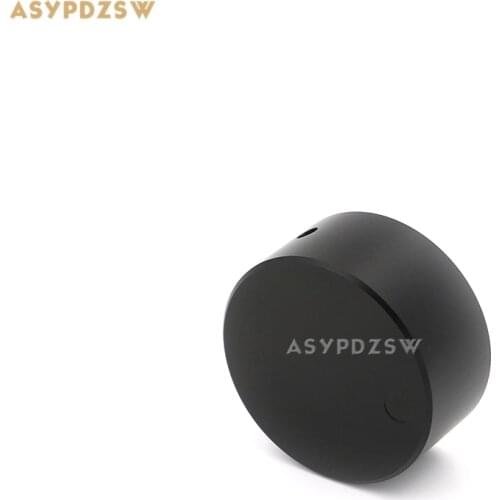 1 PCS Solid aluminum Sandblasting black 48*22 Power amplifier volume knob Potentiometer knob