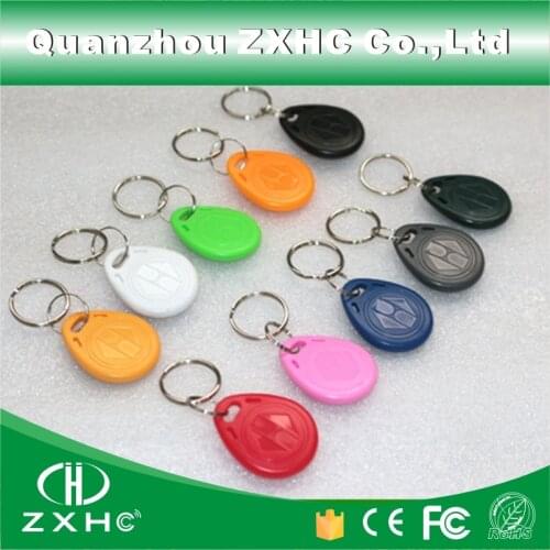 100pcs) T5577 Rewritable Programmable RFID 125 KHz Keychain Keyfobs Key Finder For Copy EM4100 Cards