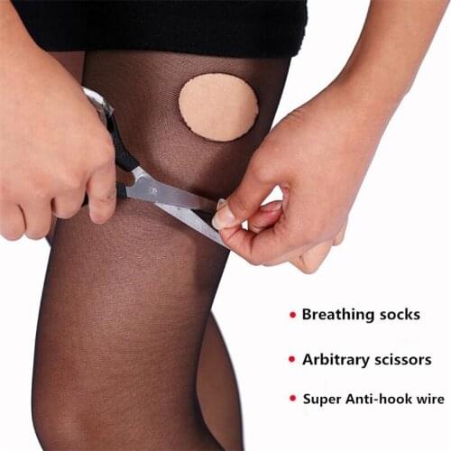 2019 Tights Ultra-thin High Elastic Stockings Pantyhose Women Sexy Anti-hook Free Cut Stockings Summer Slim Bottoming Stocking