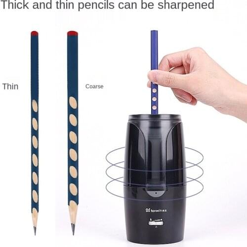 2021 Enw Large Automatic Electric Pencil Sharpener Heavy Duty Stationery for Colored Pencils Mechanical USB for Children Artists