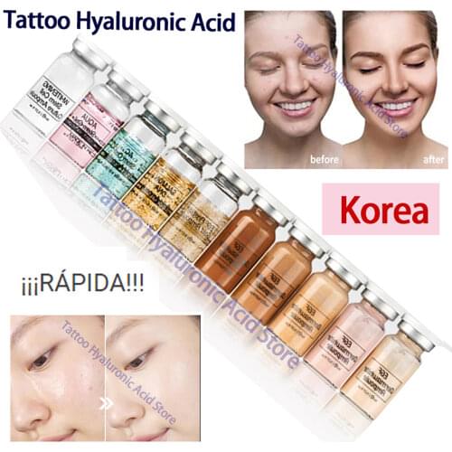 8ml Korean Serum Starter Kit Glow BB Cream CC Kit Facial Booster Whitening Acne Healing Treatment Meso White Booster Ampoule