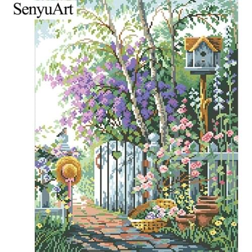 Diamond Painting Full Round Embroidery Picture Mosaic Art Accessories Garden Scenery Paiting Cross Stitch Kits Home Decorations