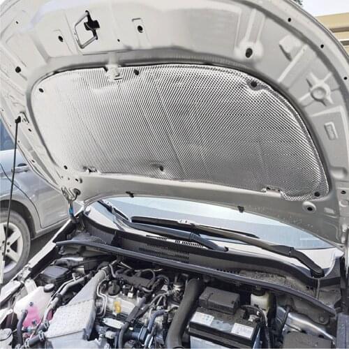 Car Front Hood Engine Sound Heat Insulation Cotton Pad Soundproof For Toyota corolla sedan 2019-2021 Shock Hood Protective Pad