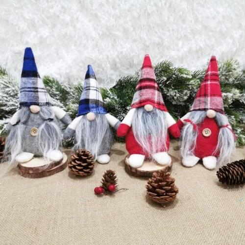 Christmas Tree Decor Xmas Sitting Posture Forest Doll Ornaments Pendant New Year 2021 Christmas Decorations for Home Natal 2021