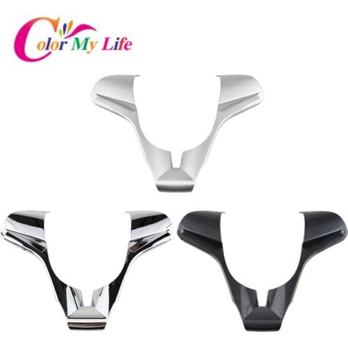 Color My Life Interior Car Steering Wheel Decoration Cover Trim for Chevrolet Cruze Sedan Hatchback 2009 - 2014 Accessories