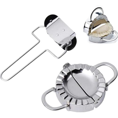 2pcs/set Stainless Steel Dumpling Mould Lazy Must-Ravioli Making Mold Mould Baking Accessories Home Kitchen Dumpling Maker