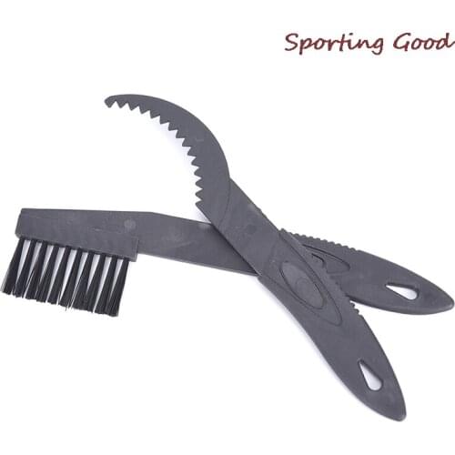 Mountain Bike Wash Tool 2Pcs Bicycle Chain Cleaner Scrubber Brushes Set Cycling Cleaning Kit Bicycle Repair Tool Accessories