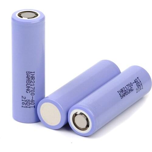 Power lithium battery, 3.7V Samsung 40t 30t 35A discharge, 4000mAh 21700 large power discharge