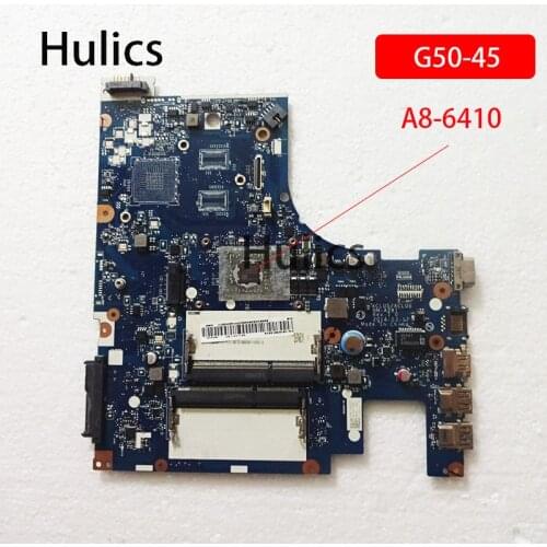 Hulics Original For Lenovo G50-45 Laptop Motherboard ACLU5/ACLU6 NM-A281 mainboard with A8-6410 CPU main board