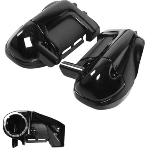 Motorcycle Lower Vented Leg Fairing 6.5'' Speakers Box Pods For Harley Touring Road Stree Electra Glide 1983-2013 FLT FLHT FLHTC
