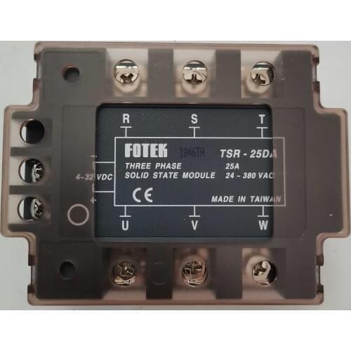 Original Taiwans FOTEK three-phase solid state relay / thyristor modules TSR-25DA