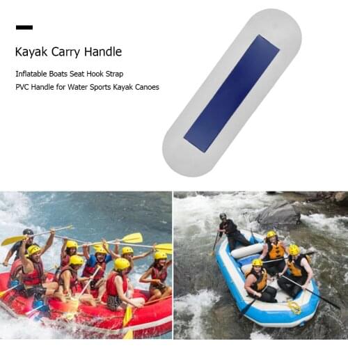 Rubber dinghy canoeing Kayaking Seat Hook Strap PVC Handle for Water Sports Kayak Canoes immovable bandage Sit board ribbon