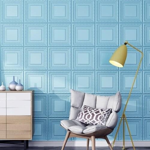 1/10PCS Self adhesive Waterproof TV Background Brick Wallpapers 3D Wall Sticker Living Room Wallpaper Mural Bedroom Decorative