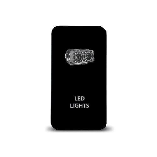 LED LIGHTS push Switch Button LED with Wires For Land Fortuner Tacoma