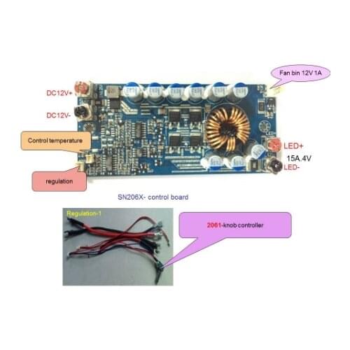 LED endoscope the latest endoscope light source module -High brightness LED controller Knob GY2081
