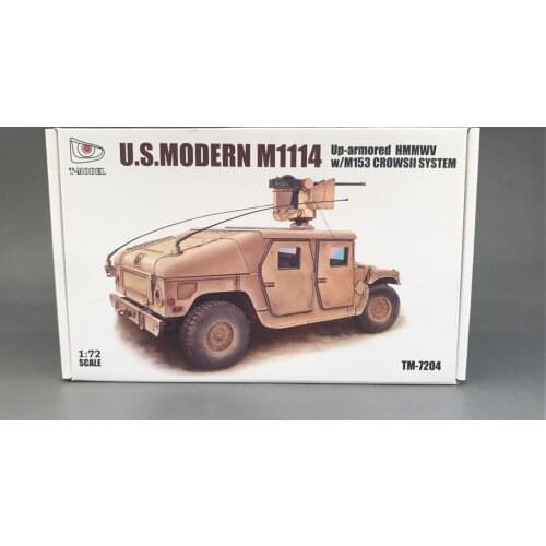 T-MODEL TM7204 1/72 U S M1114 Hmmwv w M153 Crowsll System Model Kit