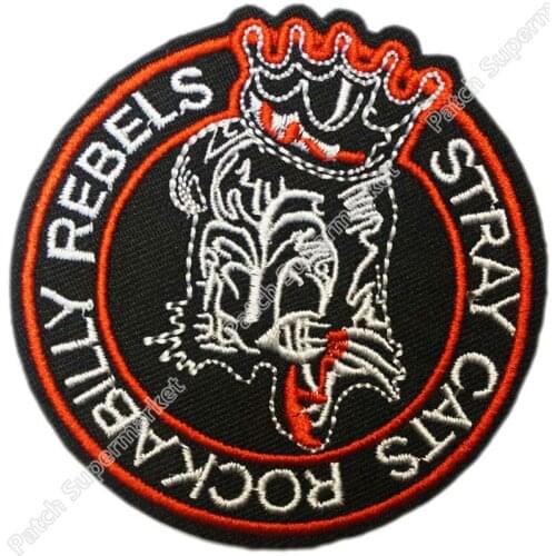 3" CATS Iron On/Sew On Patch Tshirt TRANSFER MOTIF APPLIQUE Rock Punk Badge s Wholesale